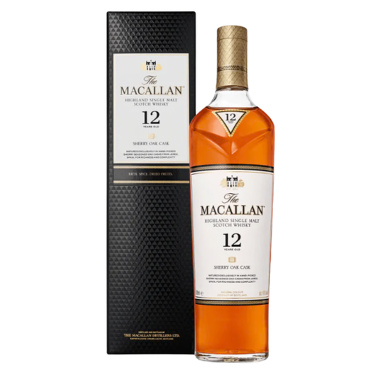 The Macallan Sherry Oak 12 Years Old Single Malt Scotch Whisky 700ml
