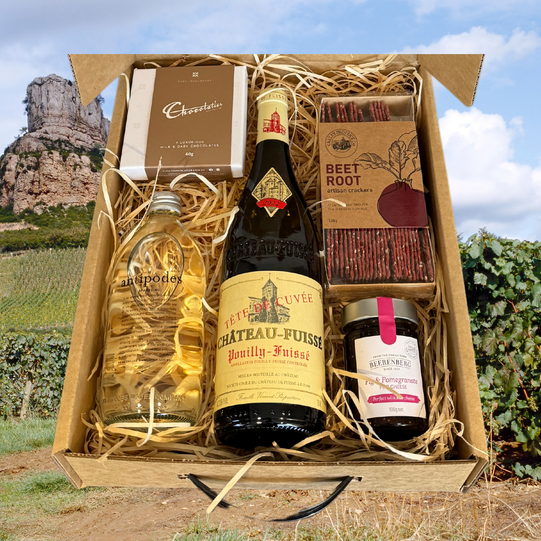 Château-Fuissé Pouilly-Fuissé Tête de Cuvée Chardonnay Gift Pack