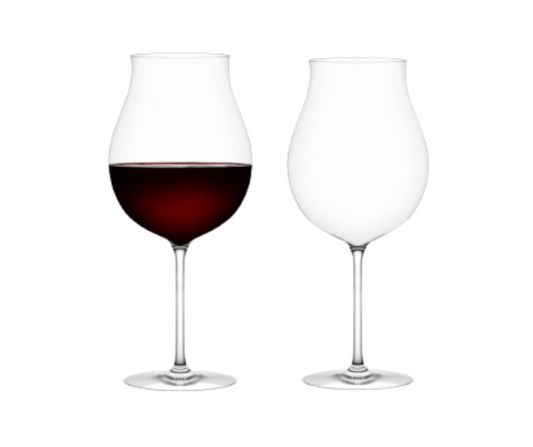 Plumm Vintage Red B Wine Glass Set of 2